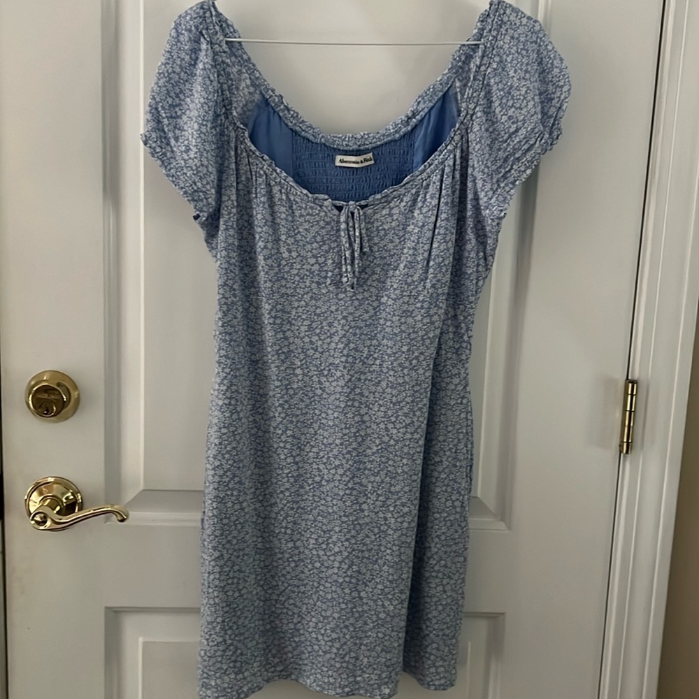 Abercrombie & Fitch Blue Floral Mini Dress